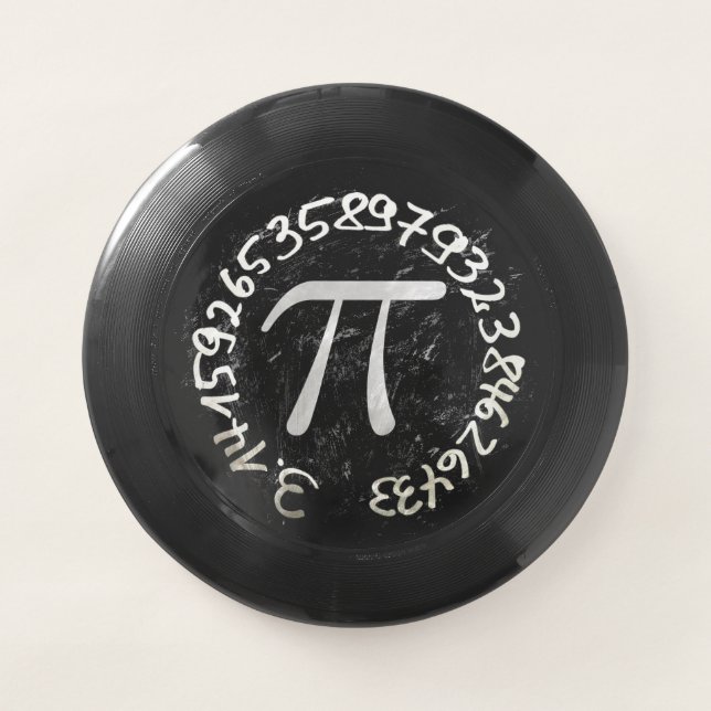 Pi Day PiDay Chalkboard Education Wham-O Frisbee (Front)