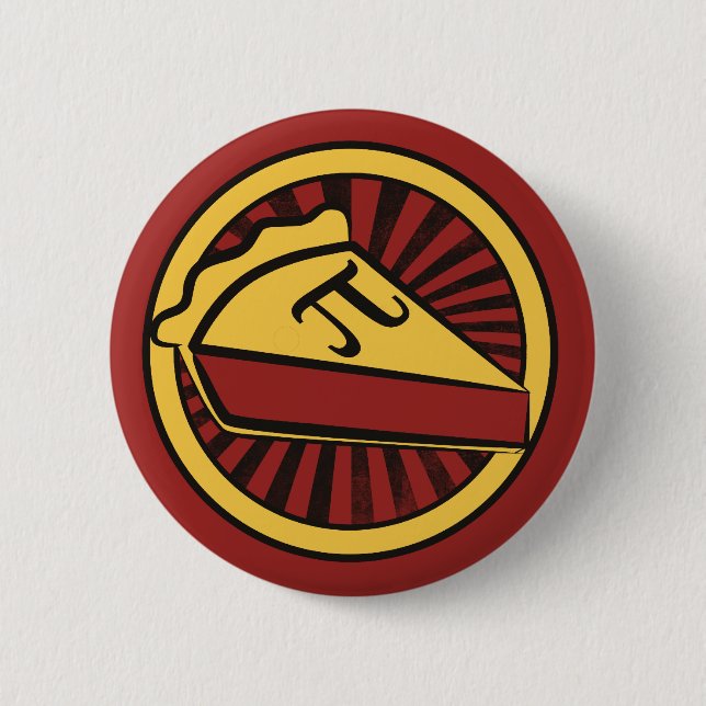 Pi Day Pie Button (Front)