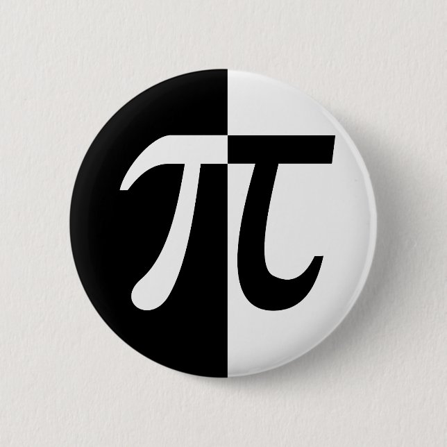 Pi Day Pinback Button (Front)