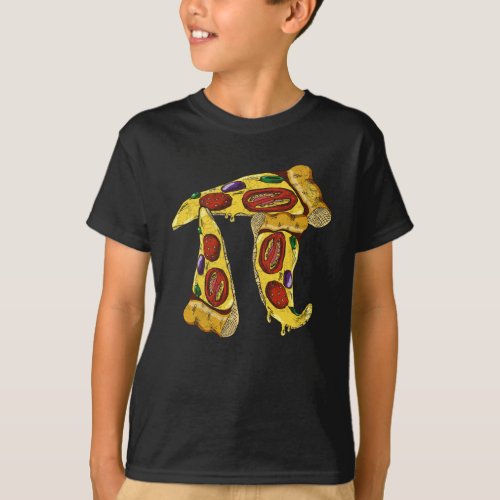 Pi Day Pizza Pi Funny Math Food 3 14 T_Shirt