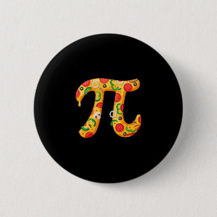 Pi Day Pizza Pi Lovers Celebration Math Enthusiast Button