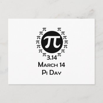 Pi Day Postcard by The_Guardian at Zazzle