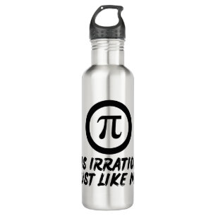 PI DAY QUOTES FOR LIFE, MATH LOVERS, MATH TEACHERS STAINLESS STEEL WATER BOTTLE