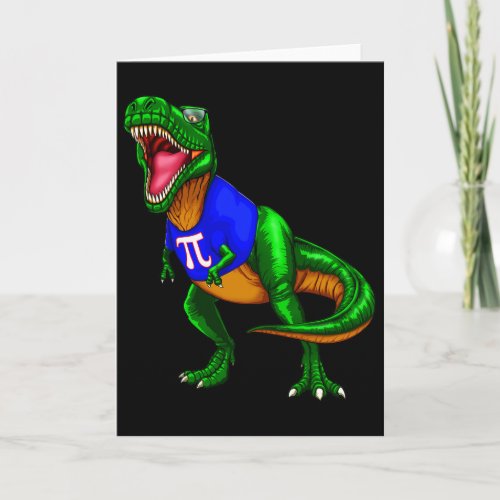 Pi Day Rex Dinosaur T Shirt Math Gift Men Women Ki Card