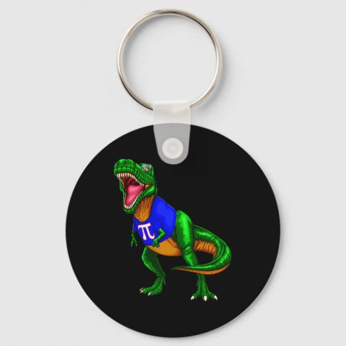 Pi Day Rex Dinosaur T Shirt Math Gift Men Women Ki Keychain