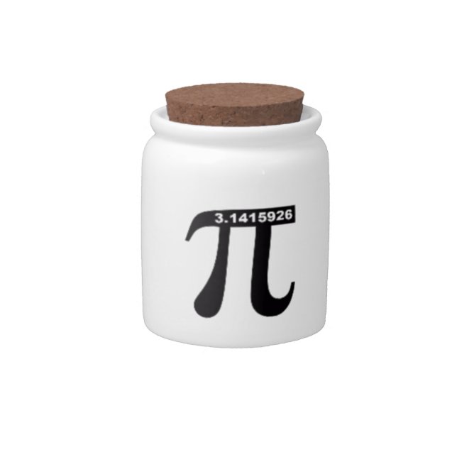 Pi Day SALE ~ March 14th Madness Candy Jar (Front)