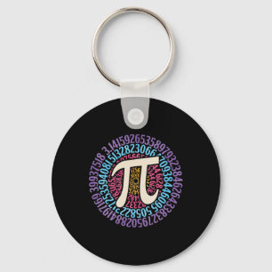 Pi Day Shirt Circular 3.14 Pi Math Students School Keychain
