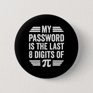 Pi Day Shirt Kids Button