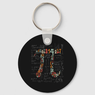 Pi Day Shirt Pi Numbers Math Teacher 3.14 Gift Boy Keychain