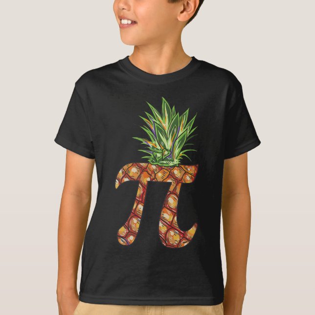 Pi Day Shirt Pi Pineapple Funny Math Pi Day  (Front)