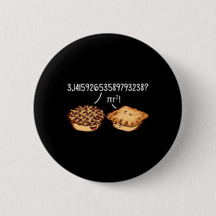 Pi Day Shirt Pi R Squared Formula Math Pie Kawaii  Button
