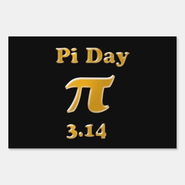 Pi Day Sign (Front)