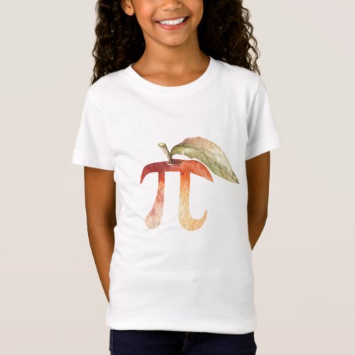 Pi Day Symbol Pi Apple Pie Math Science Humor T_Shirt
