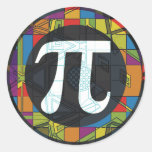 Pi Day Symbol Rounds Classic Round Sticker at Zazzle