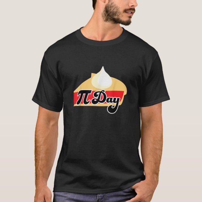 Pi Day tee - pie t-shirt - funny math tshirt (Front)