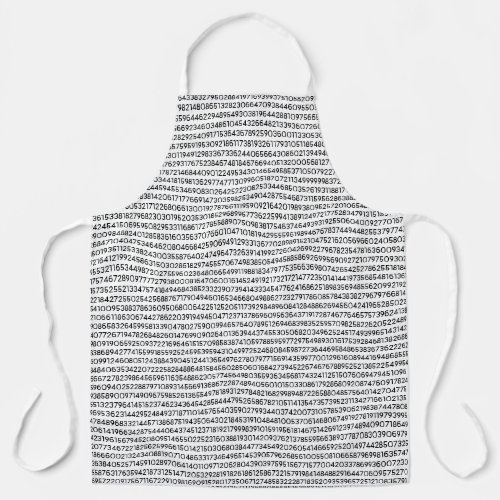 Pi Digits Pi Infinite Numbers Pattern Pi Day Apron