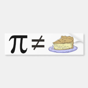 pi-does-not-equal-pi bumper sticker