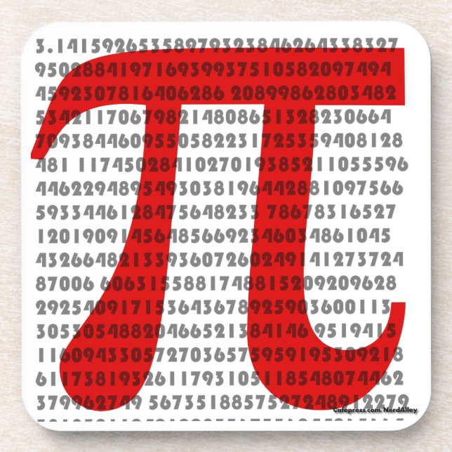 pi drink coaster (Front)