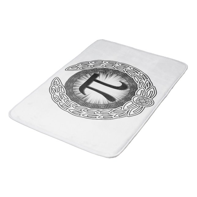 PI Emblem Bath Mat (Angled)