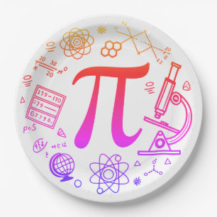 Pi Enthusiast Paper Plates