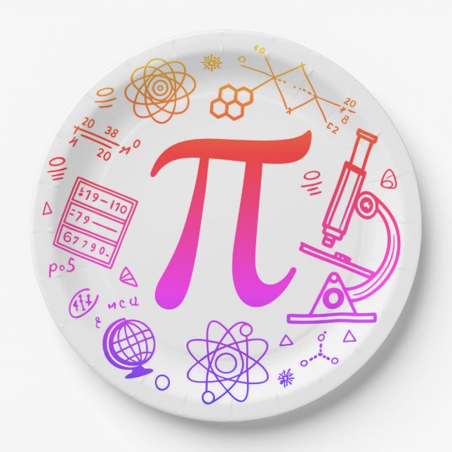 Pi Enthusiast Paper Plates (Front)