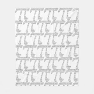 Pi Fleece Blanket