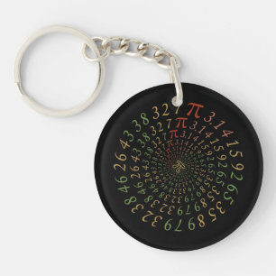 Pi Galaxy Keychain