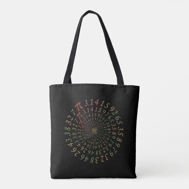 Pi Galaxy Tote Bag (Back)