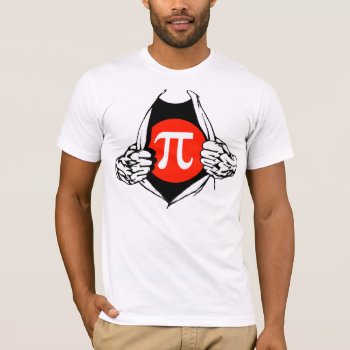 Pi Guy T-shirt by Ars_Brevis at Zazzle