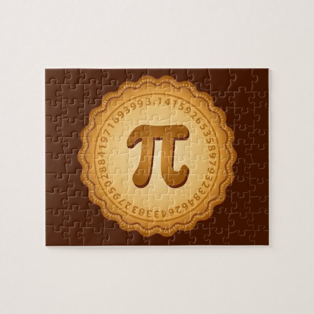 Pi in a PIE Jigsaw Puzzle (Horizontal)
