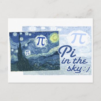 Pi In The Sky Postcard by PiintheSky at Zazzle