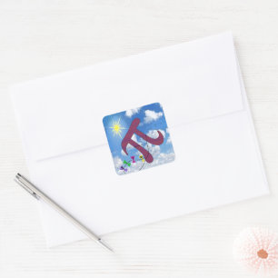 Pi in the Sky Square Sticker