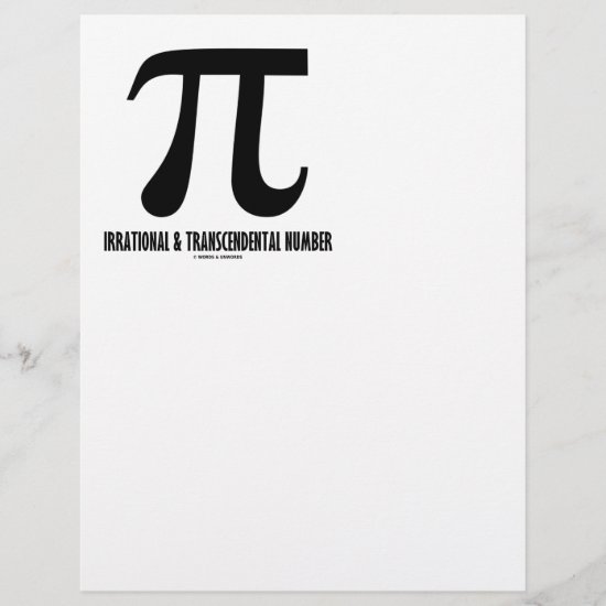 Pi Irrational And Transcendental Number (Math)