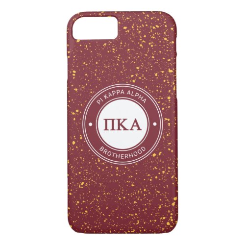 Pi Kappa Alpha  Badge iPhone 87 Case
