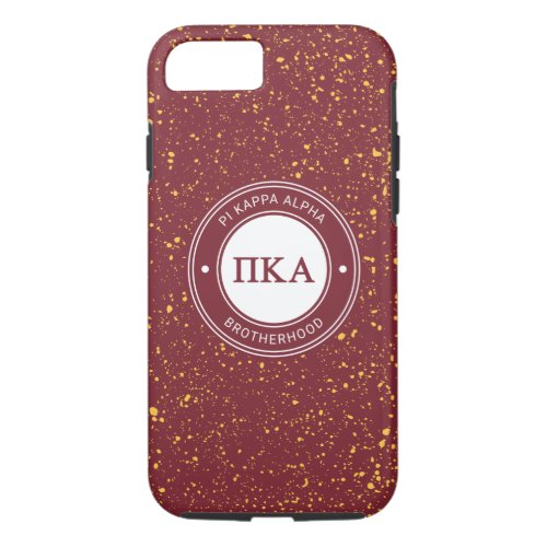Pi Kappa Alpha  Badge iPhone 87 Case