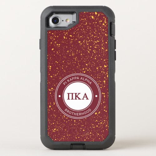 Pi Kappa Alpha  Badge OtterBox Defender iPhone SE87 Case
