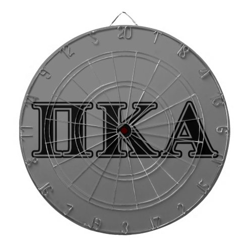 Pi Kappa Alpha Black Letters Dartboard With Darts