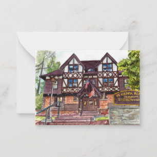 Pi Kappa Alpha, Cornell University Postcard-style Note Card