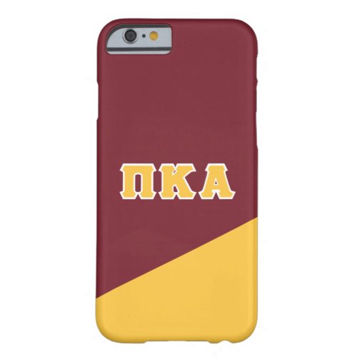 Pi Kappa Alpha  Greek Letters Barely There iPhone 6 Case