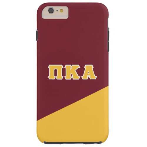 Pi Kappa Alpha  Greek Letters Tough iPhone 6 Plus Case