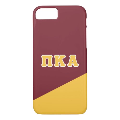 Pi Kappa Alpha  Greek Letters iPhone 87 Case