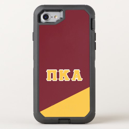 Pi Kappa Alpha  Greek Letters OtterBox Defender iPhone SE87 Case