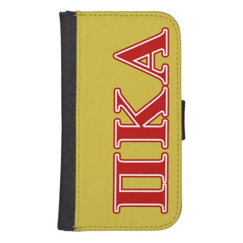 Pi Kappa Alpha Red Letters Phone Wallet
