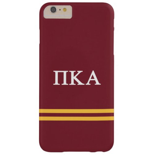 Pi Kappa Alpha  Sport Stripe Barely There iPhone 6 Plus Case