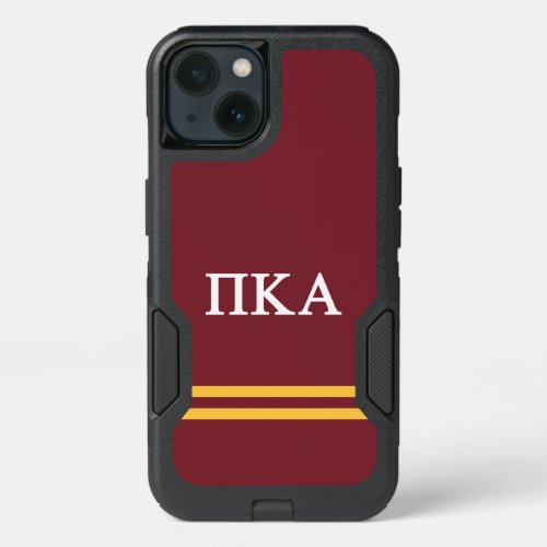 Pi Kappa Alpha  Sport Stripe iPhone 13 Case