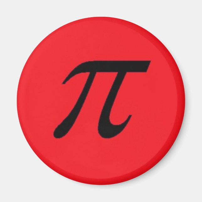 Pi Magnet Red (Front)