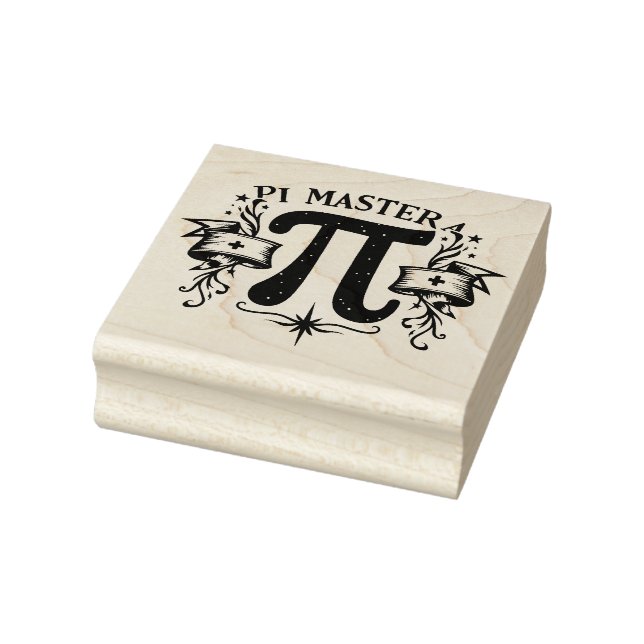 Pi Master Rubber Stamp (Stamp)