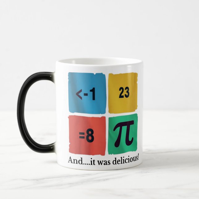 Pi Math Formula Color Morph Mug (Left)