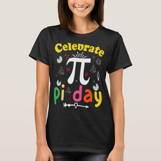 Pi Math Science STEM 3 14 Pi Day 1 T-Shirt (Front)