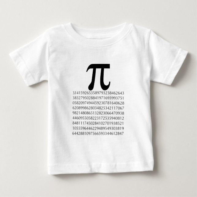 pi  maths baby T-Shirt (Front)
